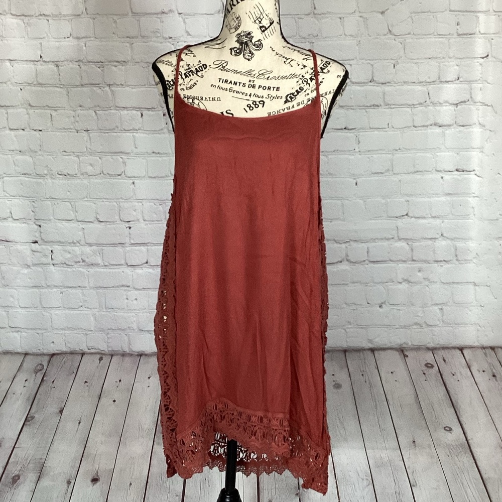 730. O’Neil Rust colored Tank Style Cover-Up NWOT Size Large